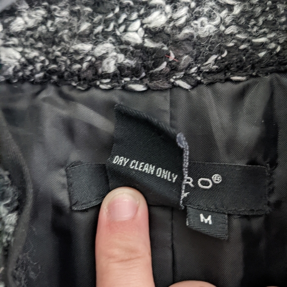 Sandro | Grey Boucle Blazer - Picture 4 of 8